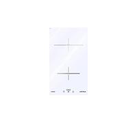 Airlux ATI322WH - Table de cuisson à induction - 2 plaques de cuisson - Niche - largeur : 27 cm - profondeur : 49 cm - Blanc verre Blanc G