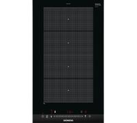 Siemens iQ700 EX375FXB1E Table de cuisson à induction Aluminium brossé/noir - 2 foyers