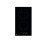 Domino LHR3233CK - Vitrocéramique - 2 plaques de cuisson - Niche - largeur : 27 cm - profondeur : 49 cm - sans cadre - noir