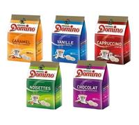 DOMINO Mix 90 Dosettes Souples Compatibles Senseo | Assortiment Caramel, Noisette, Vanille, Chocolat et Cappuccino