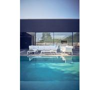 Domino Outdoor Canapé 2 places Jan Kurtz Blanc/Blanc - 4021224422535