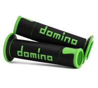 DOMINO Paire de guidons Noir/Vert Racing Road