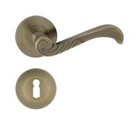 Domino Poignée de porte casablanka CD-R M3 laiton BB de serrure à garnitures [à garnitures]