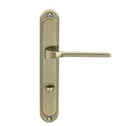 domino Poignée de porte TIPO M3 WC 78 - Pour porte de chambre - Ensemble de poignées de porte Bronze