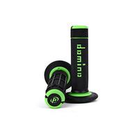 Revetement poignee domino off road a020 noir-vert (118mm) (paire)