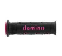Poignées MANOPOLE Domino A250 On Road Racing, Universelles, Fuchsia Noir