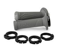 Domino Poignées de moto D100 Off Road D-Lock 116 mm Gris