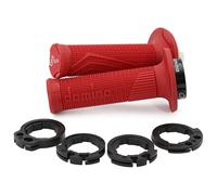 Domino Poignées de moto D100 Off Road D-Lock 116 mm Rouge