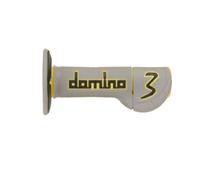 Domino - Poignées De Guidon Experience 3 Gris/Jaune