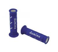 DOMINO - Poignées De Guidon Xm2 Bicolore Route Bleu/Blanc Domino