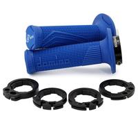 Domino poignées de moto D100 Off Road D-LOCK 116 mm Bleu