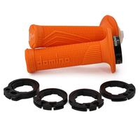 Domino D100 Off Road Color D-lock Grips Orange