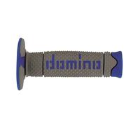 Domino Poignées A26041 C4852 Off-road Dual Compound Full Grip Gris/Bleu