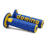 Domino Poignées Off Road A360 Paire Mixte Adulte Bleu/Jaune Taille Unique
