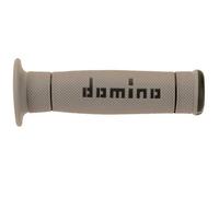Domino Paire de poignées Trial Full Grip – gris/noir (boutons de moto)