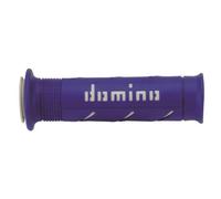 Domino Poignées de guidon Xm2 – Super souples à extrémité ouverte – Violet 22 mm / 120-125 mm