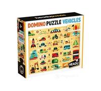 Headu – Domino Puzzle – Recompose la chaîne des véhicules – 3–5 ans – Made in Italy