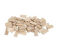 Domino Tenon, 50pcs 6 X 40mm Domino Tenon Bois de Hêtre Domino Tenon Stopper Matériaux de Construction pour Meubles Couture ébénisterie Cadre, Bois