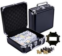 Engelhart Valise Longfield Mexican Train Double 12 Noire