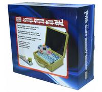 Domino Train Mexicain - Double 12 - Coffre En Bois