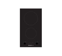 Glem Domino vitrocéramique GTH32K01 29 cm 3 kW 2 Hi-Light manettes frontales noir