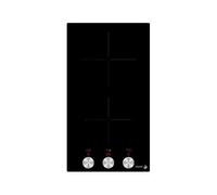 Fagor Table de cuisson vitrocéramique FTV2520T 2 feux 2900 W Noir commandes par manettes