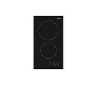 Telefunken - TKDV2T plaque Noir Comptoir 30 cm Céramique 2 zone(s) - Noir