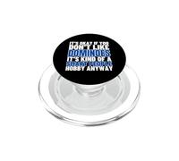 Dominoes is for Smart People Domino Player Funny Dominos PopSockets PopGrip pour MagSafe