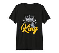 Dominoes King Classic Dominos Love Playing Game Tile Domino T-Shirt Haut de Gamme