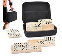 Dominoes Set for Adults | Classic 28-Piece Dominos Game Family Night Essential | Portable Kids & - Perfect Dorms, Camping, Parties & Indoor Gatherings