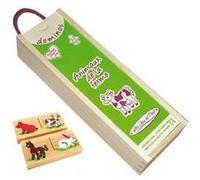 Dominos de la ferme en bois sérigraphié G