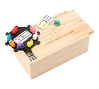 Engelhart Coffret de dominos Mexicain Train Double 12 - 91 dominos colorés, 8 trains - 2-8 joueurs