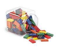 Dominos Doublesix dans un seau de Learning Resources