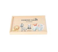 Dominos en bois - animaux du zoo elineli