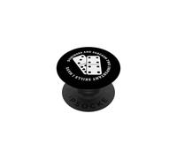 Dominos et Sarcasme Drôle Joueur de Domino PopSockets PopGrip Adhésif