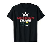 Dominos Lover Jeu de domino amusant Train mexicain Reine T-Shirt