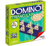 Dominos Triangulaires 56 Pièces-Modèles/Couleurs Assortis-Jeu De Société Classique-Facile À Transporter-Amusant Pour Toute La Famille