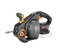 DOMINOX Furet déboucheur sans fil compatible avec Makita 18V, sans batterie | déboucheur canalisation avec spirale 7,6m, pour tuyaux d'évacuation de 19-51mm pour toilettes, cuisines, sans batterie
