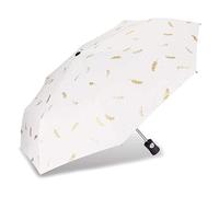 Domire Sun Rain Umbrella Uv Protection Compacte, Pliage De Pliant Auto Ouverte Close, Revêtement Anti-uv Noir À L'épreuve Du Vent.