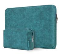 DOMISO 15,6 Pouces Imperméable Housse Sac de Protection Ordinateur Portable Sacoche pour Lenovo Yoga 720 IdeaPad S510 ThinkPad T570 E575/Dell/HP Envy Pavilion/Asus/15.6" Notebooks,Turquoise