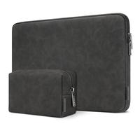 DOMISO 15,6 Pouces Imperméable Housse Sac de Protection Ordinateur Portable Sacoche pour Lenovo Yoga 720 IdeaPad S510 ThinkPad T570 E575/Dell/HP Envy Pavilion/Asus/15.6" Notebooks,Noir