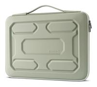 DOMISO 17 Pouces Housse pour Ordinateur Portable avec poignée Etui de Protection EVA étanche Antichoc pour 17.3" MSI GS73VR Stealth Pro/LG Gram 17"/ROG Strix GL702VS,Menthe Verte
