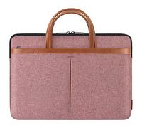 DOMISO 17 Pouces Housse pour Ordinateur Portable Résistant à l'Eau Compatible avec les PC Blocs Portatifs 17" HP Pavilion/MSI GS73VR Stealth PRO/Toshiba/Dell/Lenovo/Asus,Rose