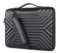 DOMISO Housse de protection en EVA souple et résistante aux chocs pour ordinateur portable de 17 à 17,3" avec sangle pour ordinateur portable/Dell/Lenovo/HP/MSI/ASUS Noir