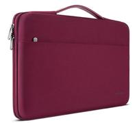 DOMISO Housse de protection étanche avec poignée pour ordinateur portable 17,3" IdeaPad 3 Gen 7/IdeaPad 300 320 321/17,3" ZBook Fury 17,3 G8/HP Envy/LG Gram 17,2", vin
