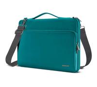 DOMISO Housse de protection étanche avec poignée pour ordinateur portable Mac Book Air 13 M4 M3 M2, MacBook Pro M2 M1, iPad Air/Pro, Dell, Asus, Lenovo, HP 13", turquoise