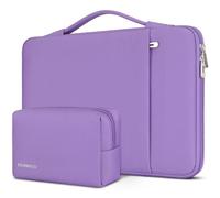 DOMISO Housse de protection étanche pour ordinateur portable 16" Dell/HP Pavilion Envy/ThinkPad IdeaPad/Asus Vivobook, violet