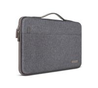 DOMISO Housse de transport en toile pour ordinateur portable Dell/HP Pavilion Envy/ThinkPad IdeaPad/ASUS Vivobook 16", gris foncé