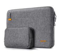 DOMISO Housse Ordinateur 13 Pouces,Pochette Mac Book Air 13 Pouces M4 M3 M2 2018-2025,Mac Book Pro M2,13 iPad Pro/Air,Surface Pro 10/9/8,Sacs et Housses pour Ordinateur,Sacoche PC Portable,Gris