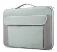 DOMISO Housse Ordinateur 14 Pouces avec Poignée Rétractable - Étui Résistant à l'eau Pochette pour Lenovo ThinkPad, HP Pavilion, Dell XPS, ASUS ZenBook, MacBook Pro/Air (Vert Menthe)